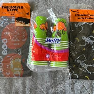 Halloween Party Table Supplies